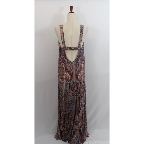 BA&SH Sz 3 L Large 8 Baraka Rose Paisley Maxi Dress - Picture 6 of 12